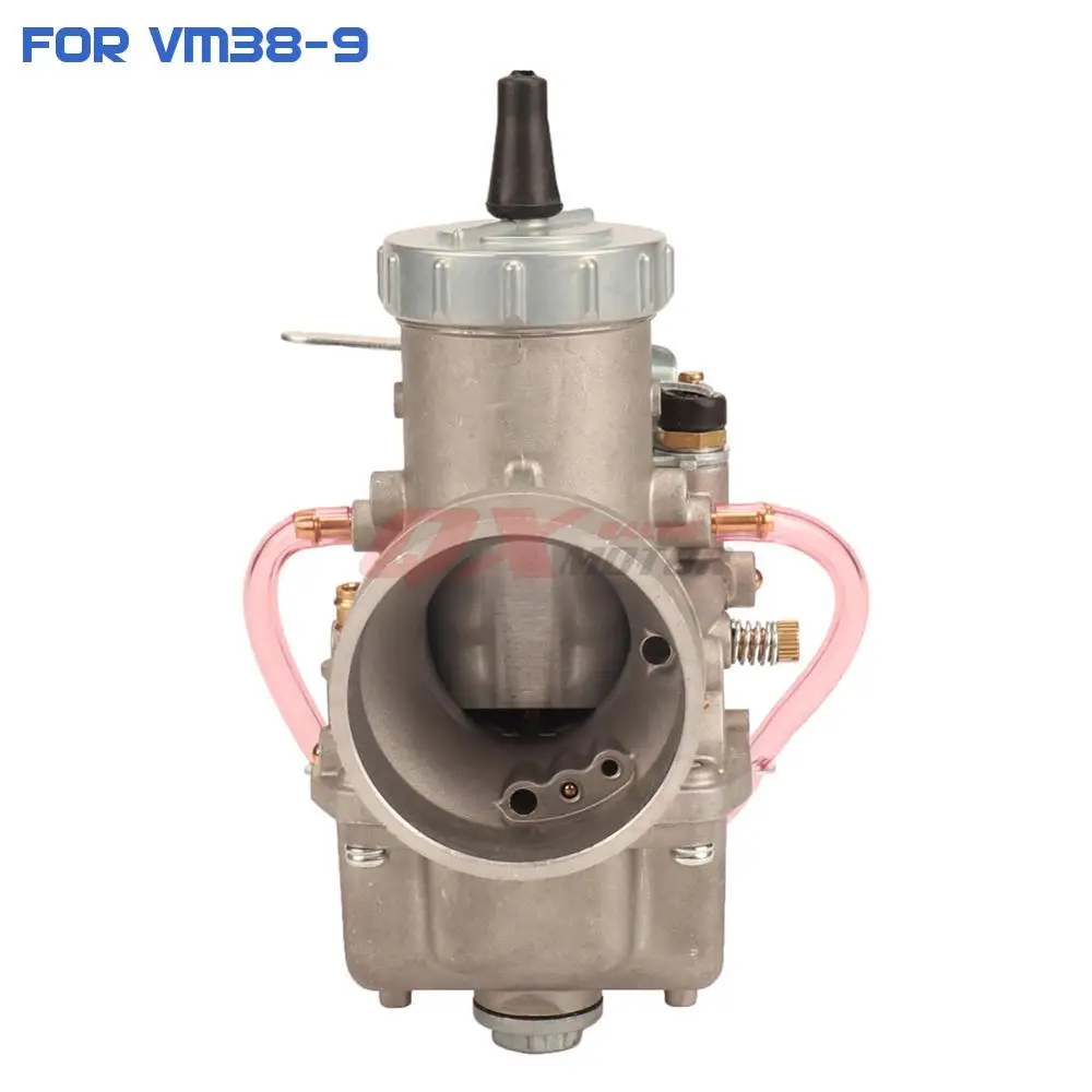 High Performance 38mm Carburetor For Mikuni VM38 Round Slide 38mm VM38-9 Spigot Carbs 2 Stroke Motorcycle ATV Quad UTV Parts