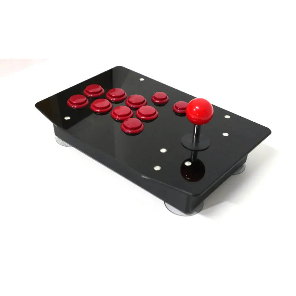 Joystick de Arcade para pc Painel Acrílico Preto Usb com Fio Rac-j500s 10 Botões - Image 6