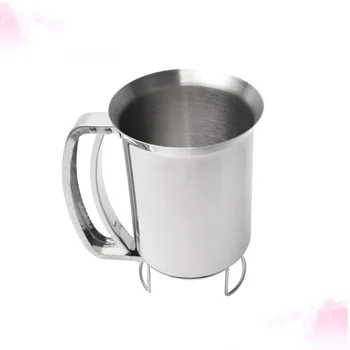 

Handheld Stainless Steel Batter Dispenser Professional Batter Funnel Home Kitchen Tool for Baking Cake Cupcakes Crepes Waffles