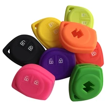 Силикагель Автомобильный ключ крышка для Suzuki Amagatarai SX4 Свифт Vitara пульт дистанционного управления ключ защита резиновый чехол для брелок сигнализации