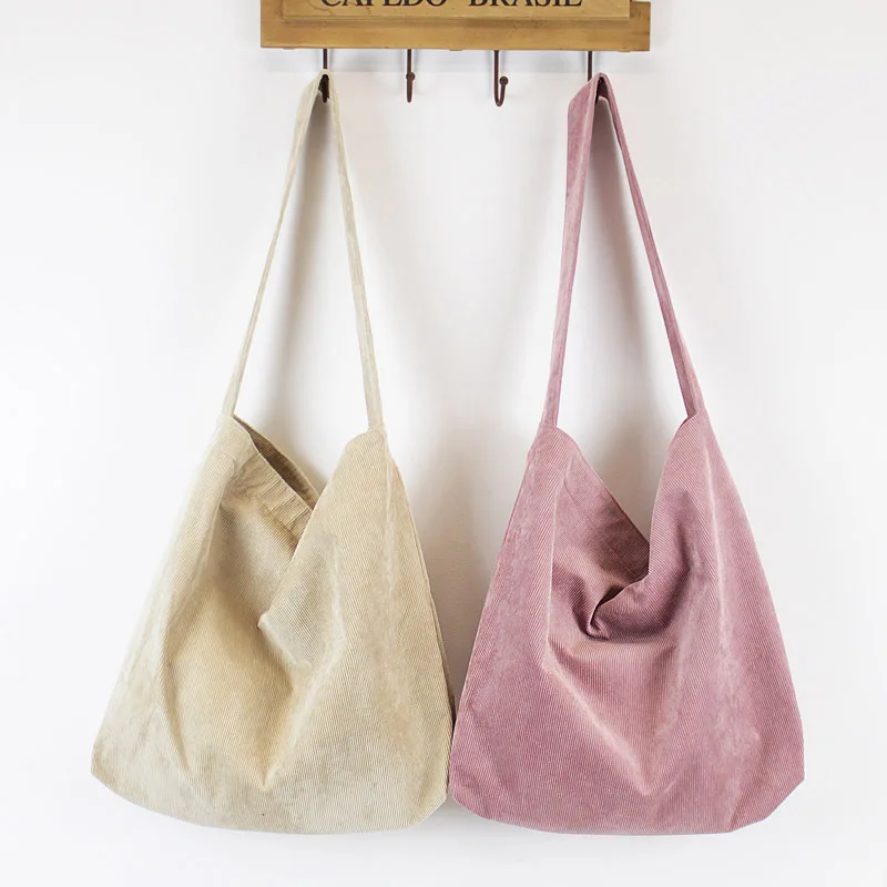 LITTHING Korean Simple Women Package Canvas Bag Handbags Literary Shoulder Bags Casual Shopping Tote Girls Handbag