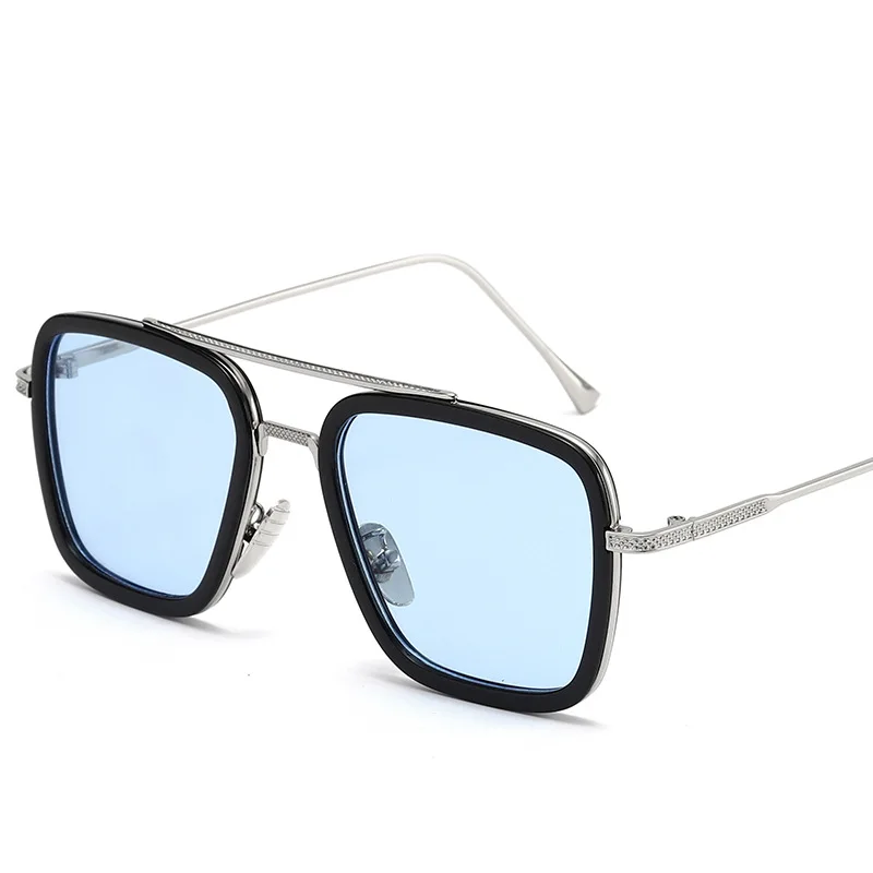 

Vintage Steampunk Sunglasses Men Women Tony Stark Iron Man Sun Glasses Metal Frame Eyewear Steam Punk Sunglass UV400 Male Female