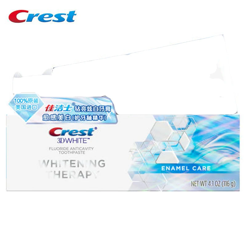 Crest зубная отбеливающая паста 3D белый продукт для отбеливания зубов терапия