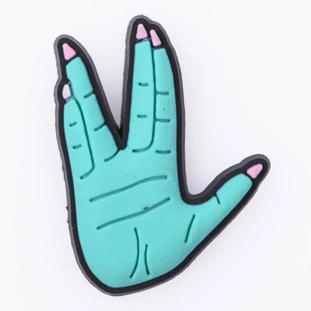 1 Pcs Music Croc Shoes Charms Camera Ticket Coffee Shoe Charm Accessories Cartoon Clog Shoes Musical Record Decoration Power Off P3793