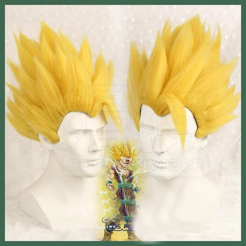 Dragon Ball Super Vegeta SSJ Golden Cosplay Wig