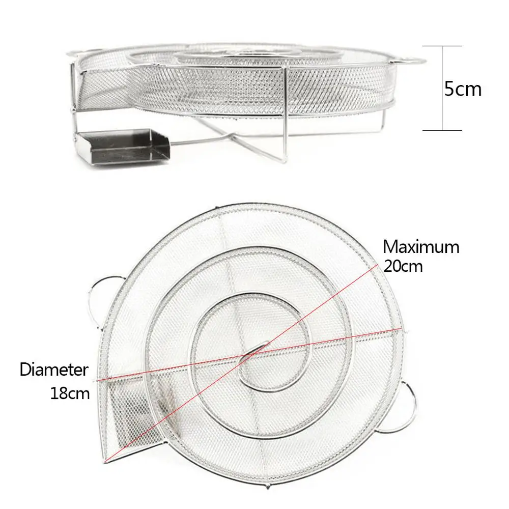 Новинка, генератор дыма для барбекю, гриля или курильщика, древесная пыль, горячее и холодное копчение, мясо лосося, сжигание, приготовление пищи, инструменты для барбекю из нержавеющей стали