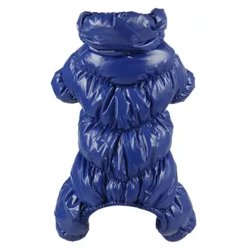 

XS-XXL Winter Warm Clothing Pet Dog Jumpsuit Warm Big Dog Track Suit Puppy Jacket Coat Product