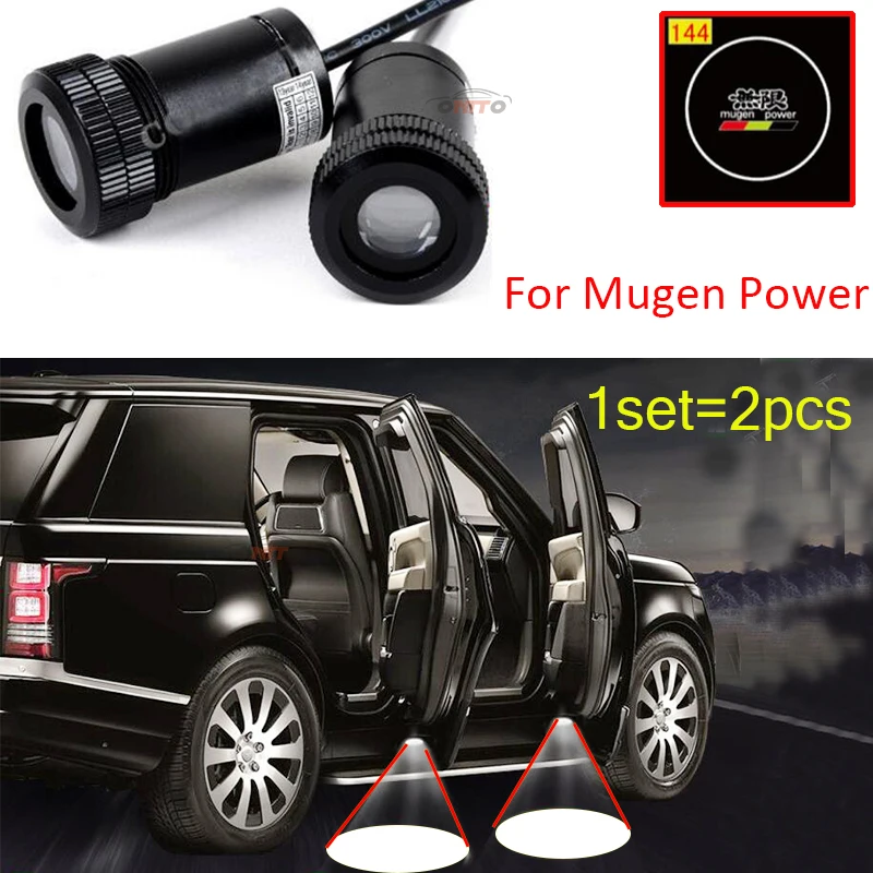 

For Mugen Power Door Projector Welcome Lights Car Led Ghost Shadow Light for Honda CRV Civic Accord CITY Fit Pilot Crossroad