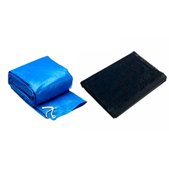 

Swimming Pool Cover Dust Rainproof Pool Cover Blue Round Tarpaulin Durable For Family Garden Pools Swimming Pool & Accessories