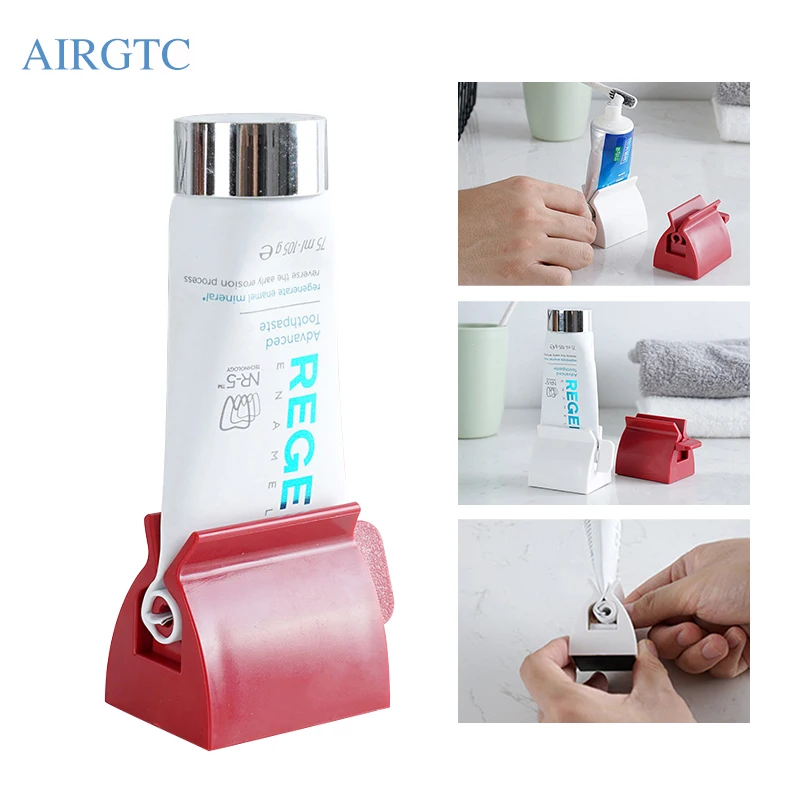 AIRGTC Многофункциональный пресс для зубной пасты пластиковый диспенсер зубных