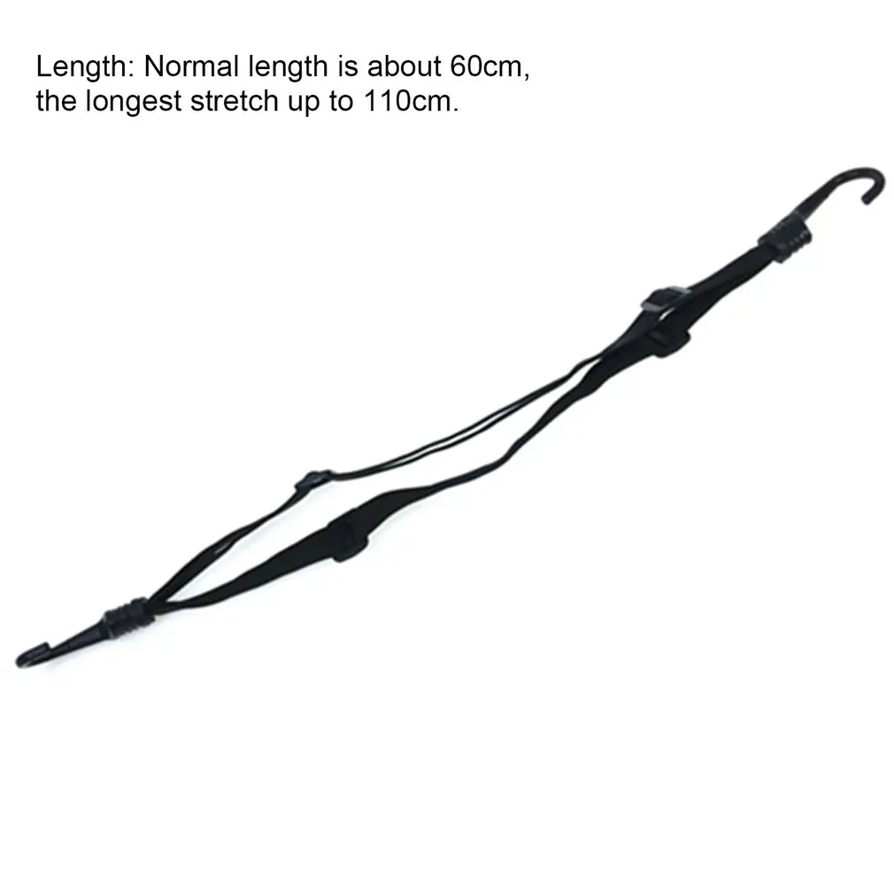 Motorcycle Luggage Strap Motorcycle Luggage Rope Universal 60cm Motorcycle Luggage Strap Moto Helmet Gears Fixed Elastic Buckle Rope High-Strength Retractable Protective