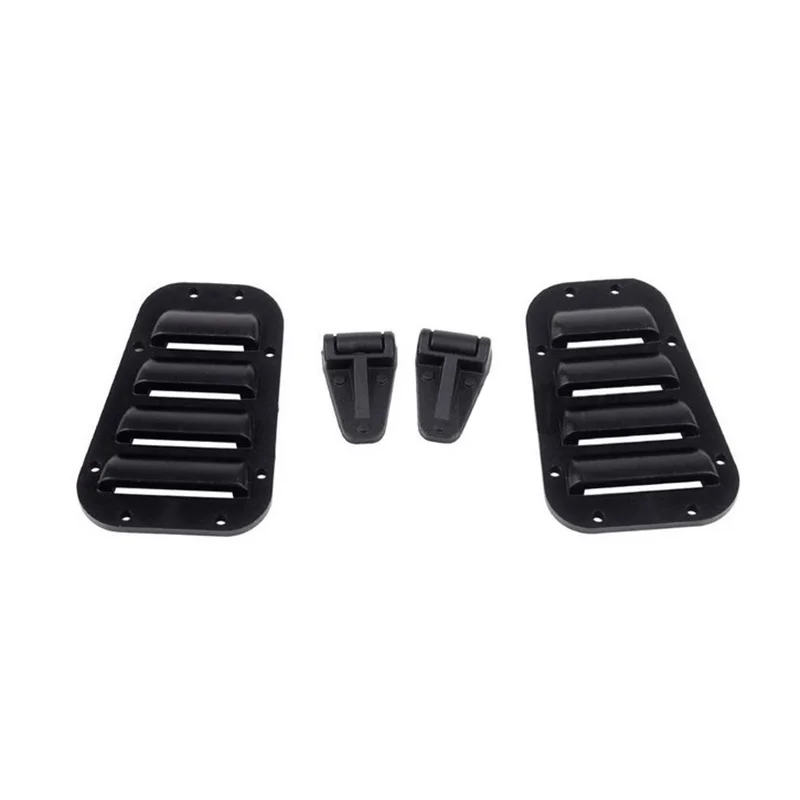 

1 Set for TRX-4 Black Plastic Intake Grille Cover & Engine Cover Hinge for 1:10 RC Crawler TRX-4 Body
