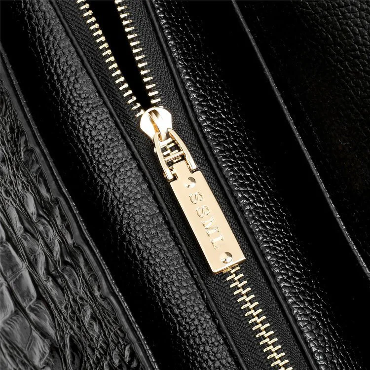 Retro Red Green Leather Womens Alligator Bags Luxury Designer Handbag Brown Black Ladies Large Crocodile Crossbody Bag for Women (20)