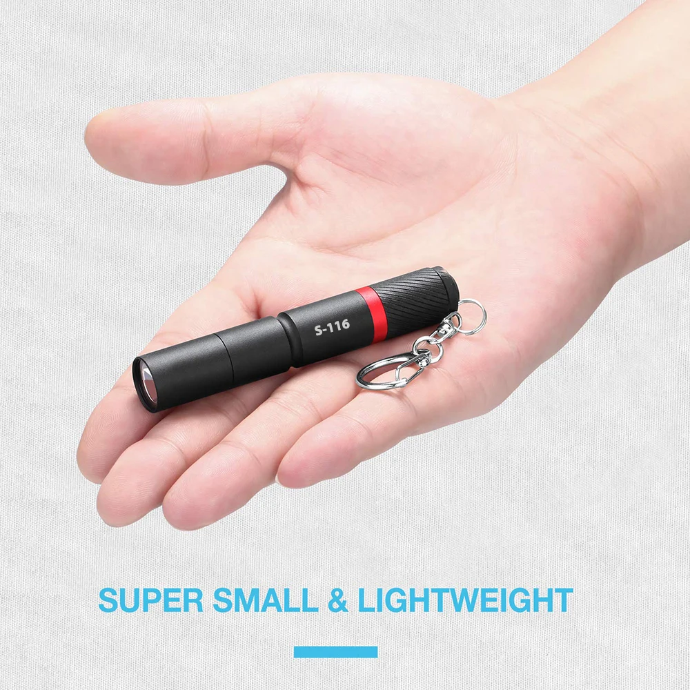 

Mini Portable High-power Flashlight LED Waterproof Flashlight Keychain Carry Outdoor Pen Light Camping Tactical Light