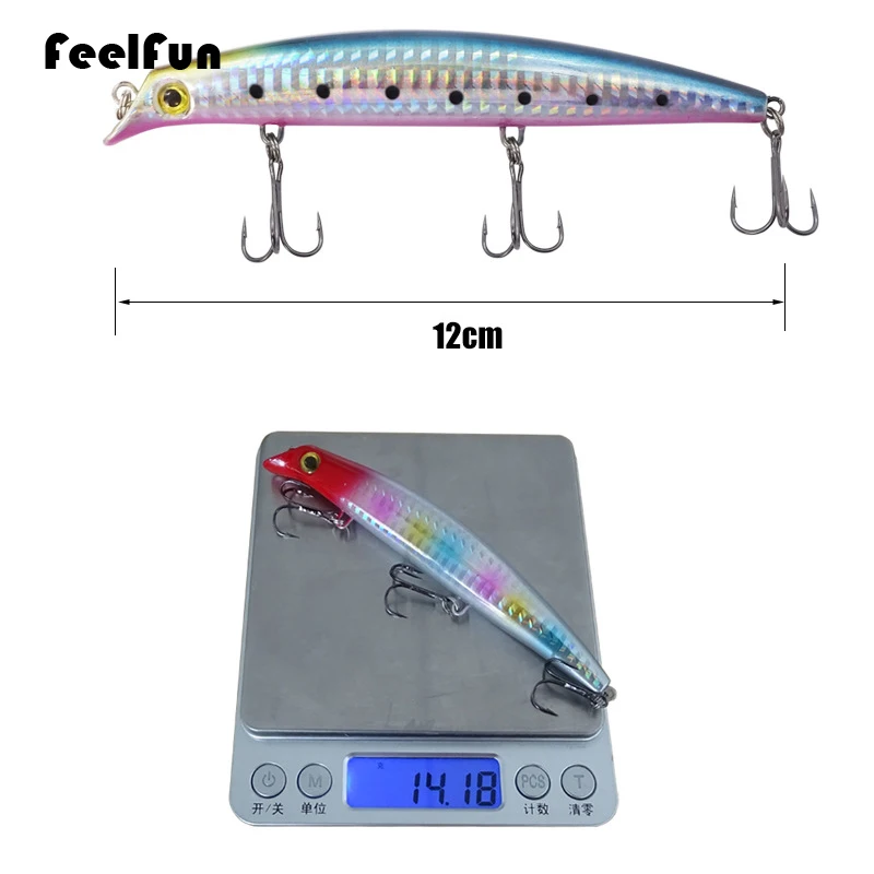FeelFun Isca Artificial1PCS 12 см 14 г Поппер рыболовные приманки жесткая приманка наживка для