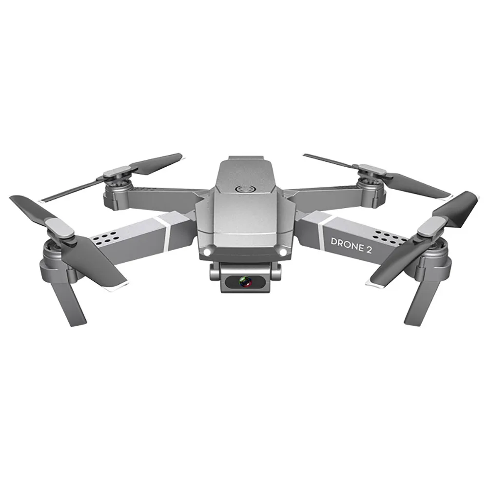 E68 удерживающий высоту светодиодный светильник пластиковый wifi FPV Многофункциональный складной видео Квадрокоптер Радиоуправляемый Дрон Безголовый режим детский подарок HD камера - Цвет: 720p With 1 Battery