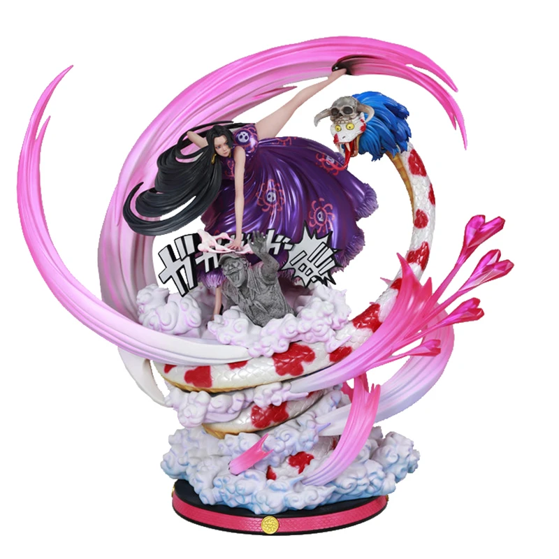 One Piece Anime Model Gk Boa Hancock Perfume Femur Battle Ver Action Figure 60cm Oversized Resin Statue Collection Toy Figma Action Figures Aliexpress