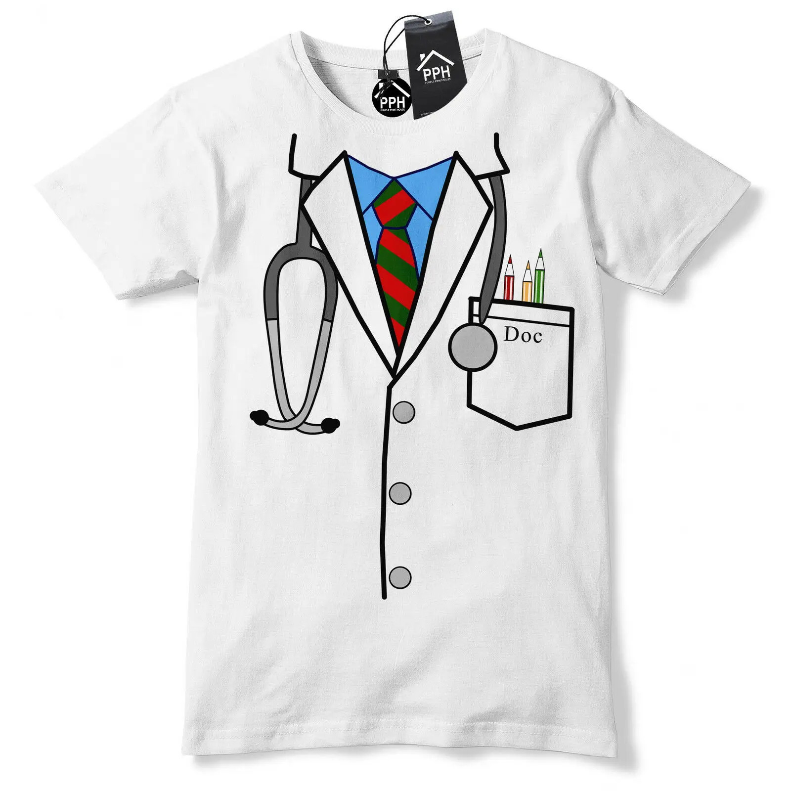 

Vintage Print Pocket Uruguay Tshirt Doctor Uniform Funny T Shirt Novelty Gift Hospital 86 Football Fans America Copa T Shirt 303