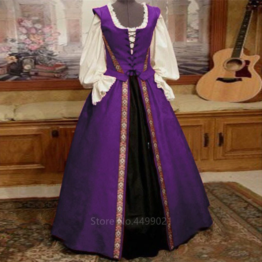 Goede Cosplay Middeleeuwse Renaissance Gown Robe Victoria Paleis Prinses Jurk Halloween Carnaval Party Kostuums voor Vrouwen Volwassen Kostuums