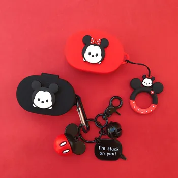 

Cartoon Key Ring Cute Cover For Airdots Case For Xiaomi Redmi Airdots Youth Soft Silicone Protective Shell Charging box