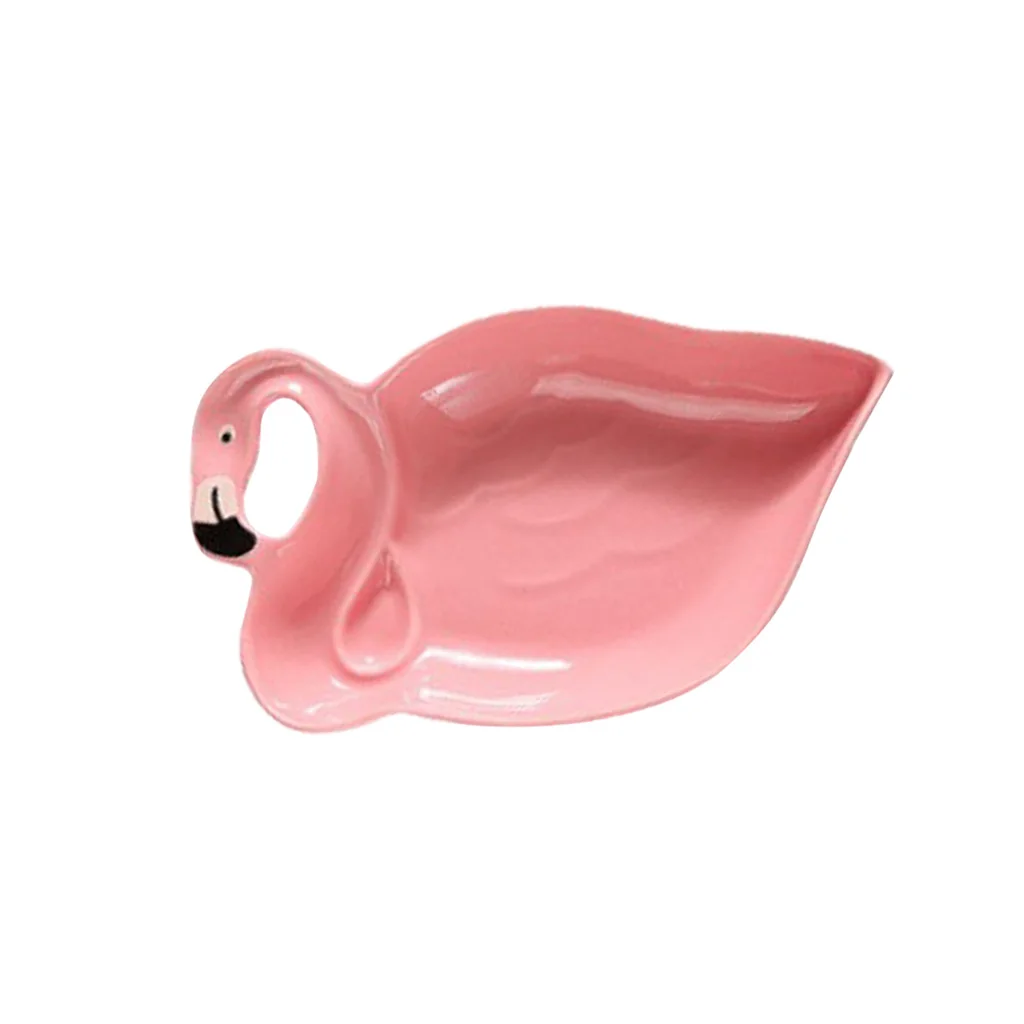 Керамические безделушки лоток для ожерелья серьги кольца банки для хранения в форме тыквы блюдо Фламинго формы лоток для хранения для девочек