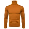 Mens Turtleneck Winter Warm Sweater Men pullover sweater Solid Knitted Mens Sweaters Casual Male Double Collar Slim Fit Pullover ► Photo 2/6