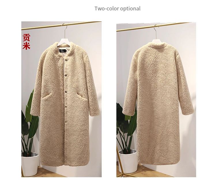 Winter Women Thick Warm Long Faux Fur Coat Female Brand High Quality Fluffy Fur Jacket Plus Size Loose Parkas teddy coat LY711