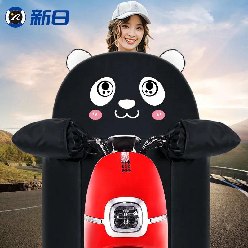 

Winter E-Bike Thick Is Electric Vehicles plus Velvet Windshield Cozy Spring And Autumn Cold Motorcycle Electromobile Winter Men
