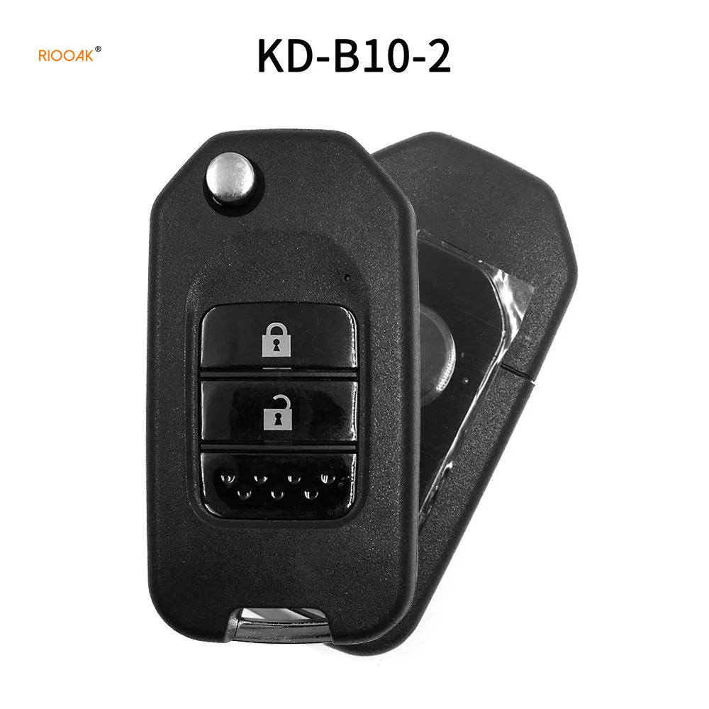 RIOOAK KEYDIY 1PC KD B10-2 2 Button B series Universial Remote For KD900/KD-X2/ URG200/KD MINI B Series Remote  honda crv 2007