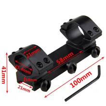 Двойной рельс Высокий Низкий широкий узкий кольцо тактический прицел ласточкин хвост крепление винтовка кронштейн для оптического прицела крепление адаптер+ с шестигранной Wren