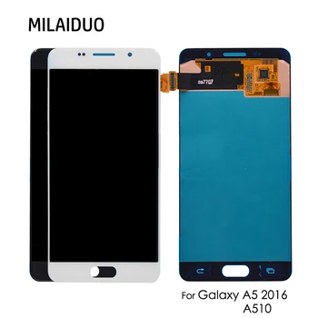 

AMOLED LCD For Samsung Galaxy A5 2016 A510 A510F A510M LCD Display OLED Touch Screen Digitizer Assembly Replacement