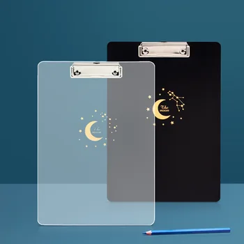 

Spot Pp Plastic A4 Folder Custom Creative Student Writing Pad Transparent Folder Menu Holder A4 Plate Holder