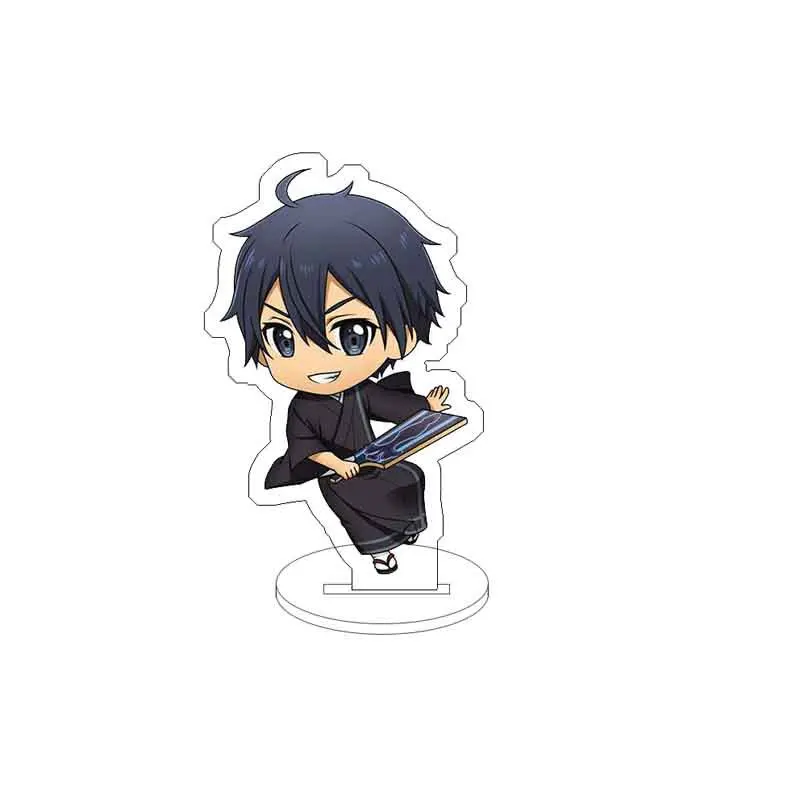 6 StylesSword Art онлайн фигурка акриловая аниме модель Kirigaya Kazuto Yuuki Асуна подставка