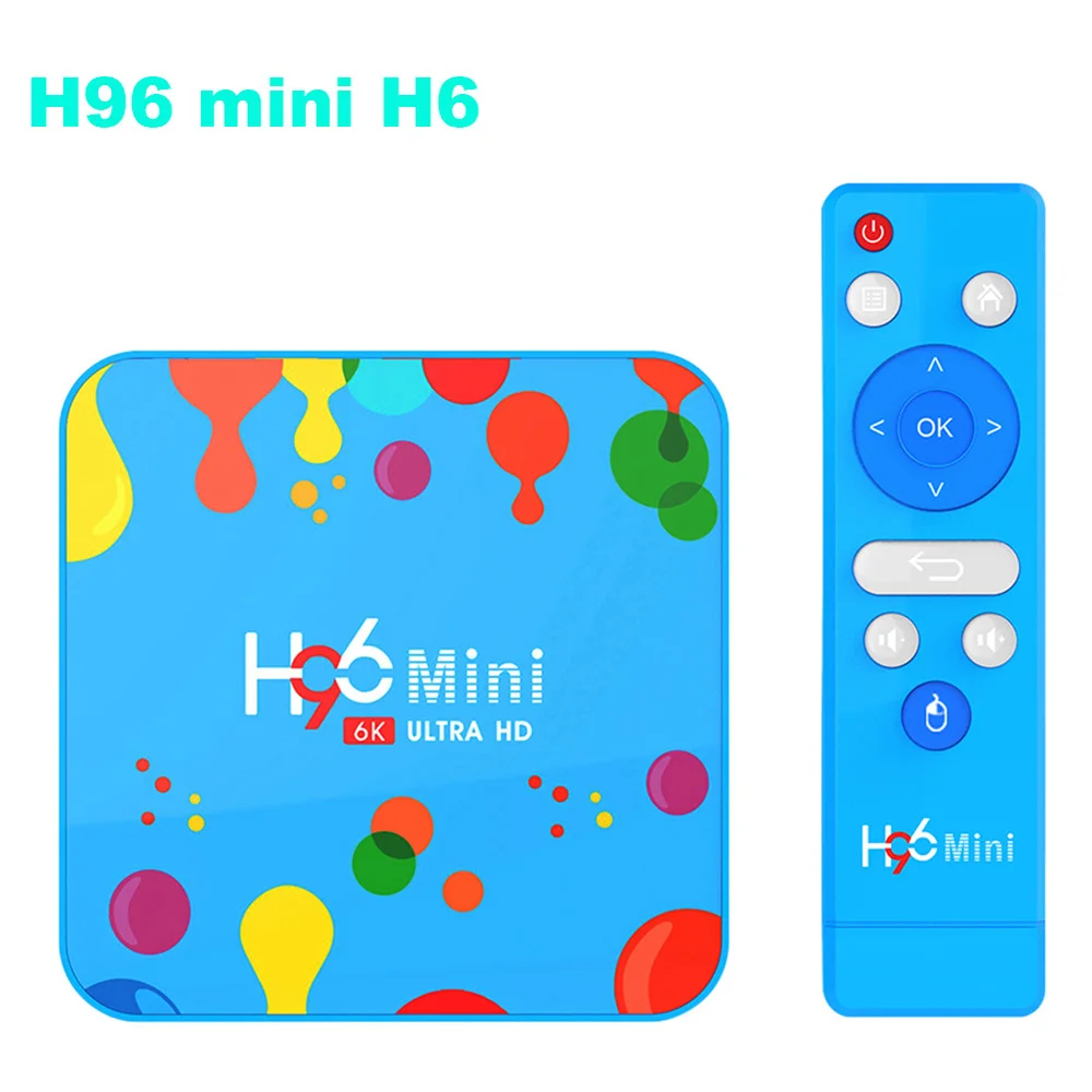 H96 ТВ-приставка 4 Гб ОЗУ 32 ГБ/128 Гб ПЗУ H96 мини H6 Android 9,0 ТВ-приставка Wifi Buletooth Google плеер Youtube ТВ-приставка H96 Mini H8