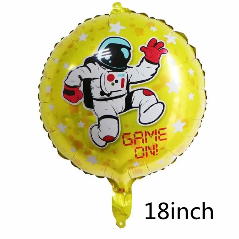 1pc giant Rocket astronaut foil balloons Baby Boy super hero Favor Toys HAPPY BIRTHDAY party decorations kids outer space balls