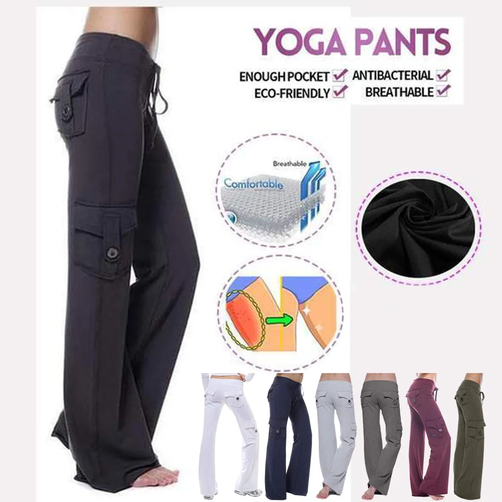 Loose Cargo Pants Women Stretchy Soft 