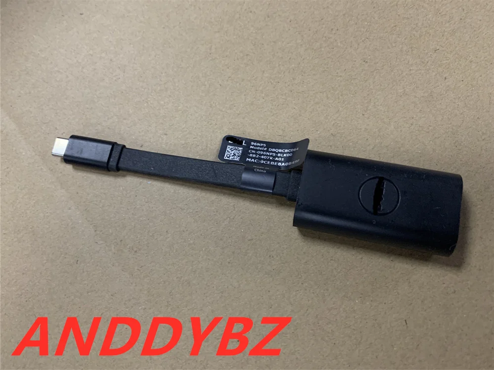 Original para Dell Usb-c para Gigabit Ethernet Adaptador Dbqbcb064 096np5 D59gg Teste ok