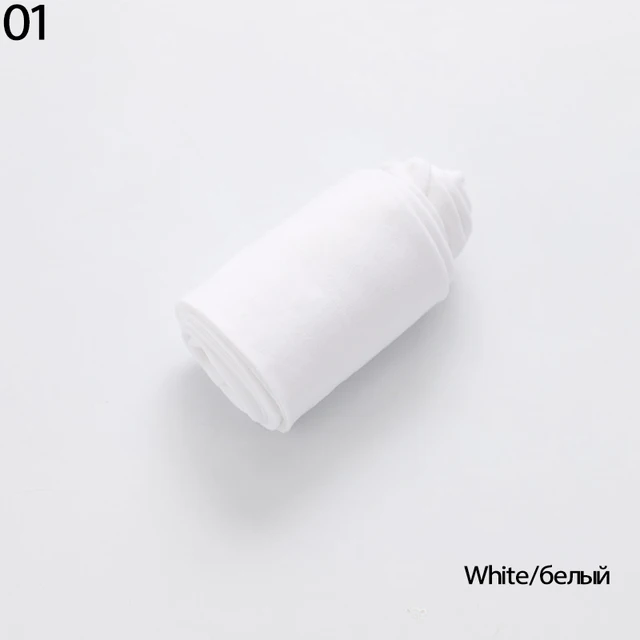 Cute Bowknot Tights for Girls Knitted Cotton Winter Girls Tights High Waist Children Pantyhose Baby Girl Toddler Tights 0-8 Yrs 02 Pure White