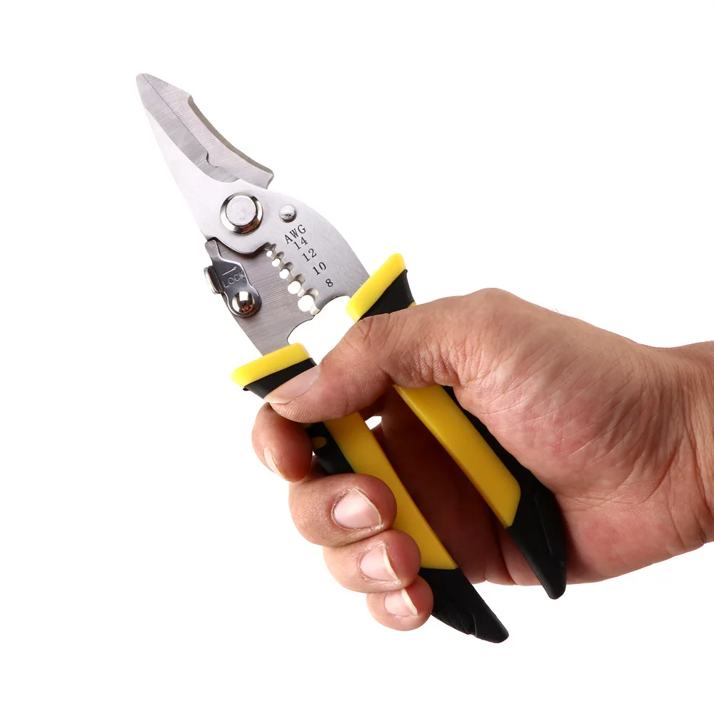 Multitool Cable Cutter Automatic Wire Stripper Multifunctional Stripping Tools Crimping Pliers Terminal Multi Hand tool