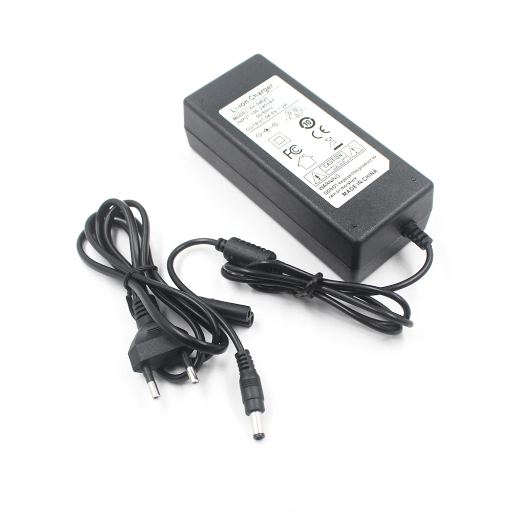 Зарядное устройство 54.6V 2A 54 6 V зарядное для литиевых аккумуляторов 48V li-ion 5521 XLR