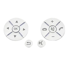 Автомобильный интерьер Рулевое колесо Кнопка Переключатель отделка крышка наклейка для Mercedes Benz C E S Class W204 W212 W221 GLK X204 C200 C250 Автомобильный интерьер Рулевое колесо Кнопка Переключатель отделка крышка наклейка для Mercedes Benz C E S Class W204 W212 W221 GLK X204 C200 C250