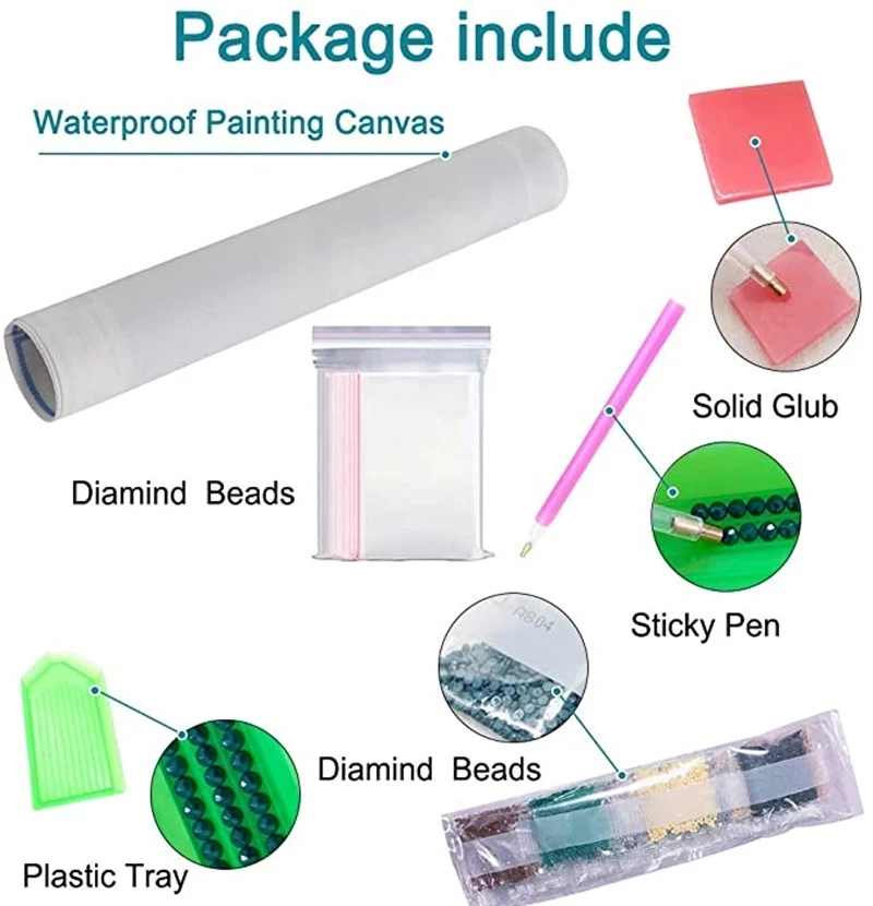 5D DIY Diamant Peinture Kits Rue LNuit Complet Strass Adultes Diamond Painting Point Croix Broderie Mosau00efque Toile Peinture Maison Salon Mural Du00e9cor