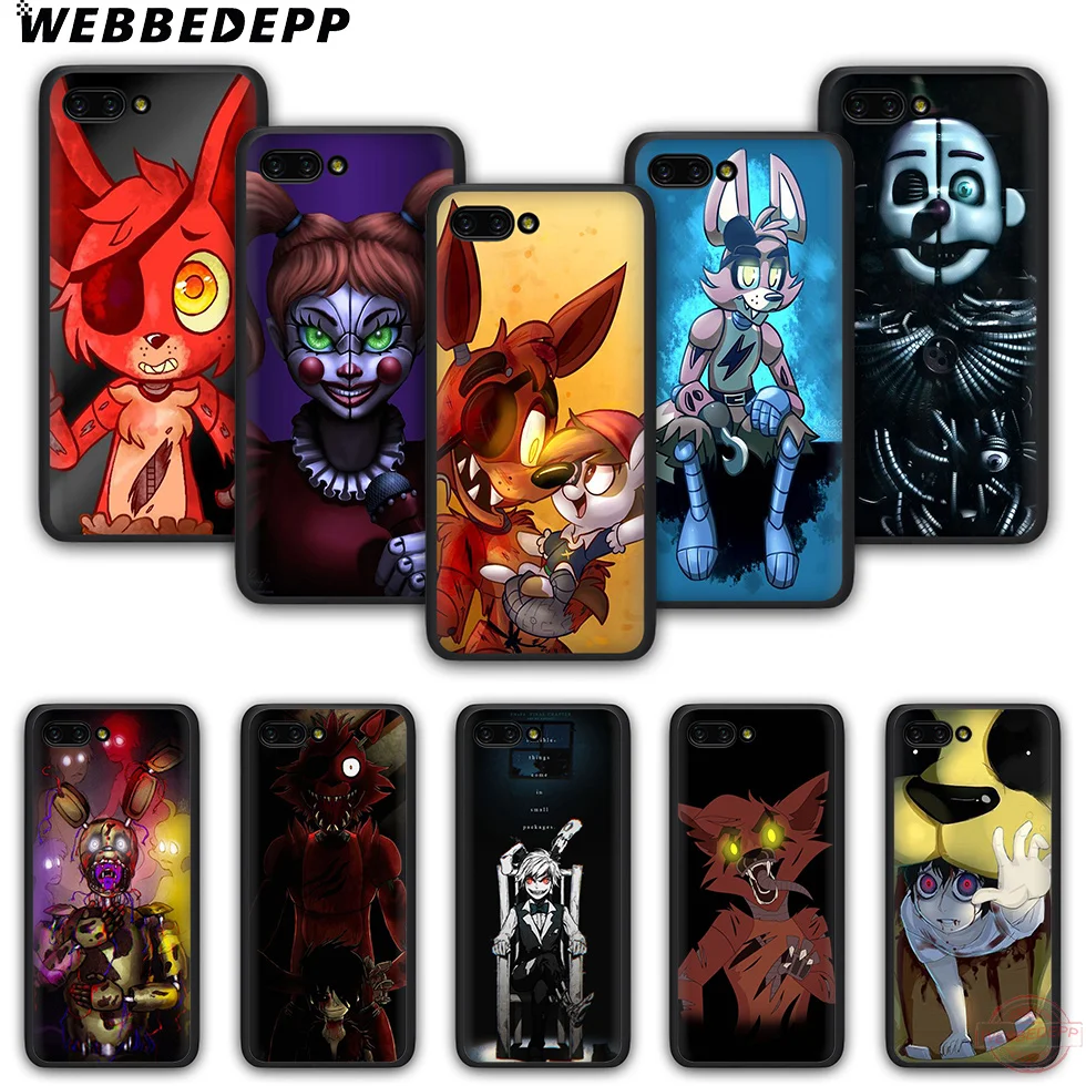 Модный мягкий силиконовый чехол WEBBEDEPP Five Nights At Freddy для Honor 6A 7X 8X 8C 8A 9 9X 10lite Note10 20S 20 Pro
