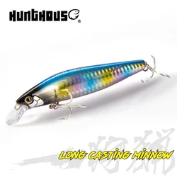 Hunthouse Silent Assassin 99 Minnow Lure 80mm/99mm Artificial Sinking Hard Wobblers Tungsten Weight Slider System For Bass Trout