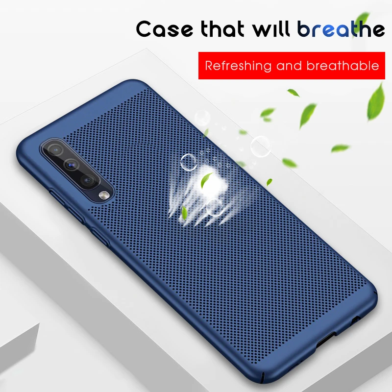 

Heat Dissipation Cooling Case For Samsung Galaxy A10 A20 A30 A40 A50 A70 Hollow Breathable Cover For Samsung Galaxy M10 M20 M30
