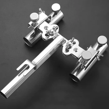 

Adjustable Stainless Steel Fishing Rod Stand Fishing Tools Boat Rod Holder Rack Bracket Chair Mounted AH08