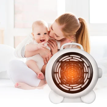 

1000W Mini Cute Portable Electric Fan Electric Heater For Home And Office Heater Small Solar Low Noise Constant Temperature Heat