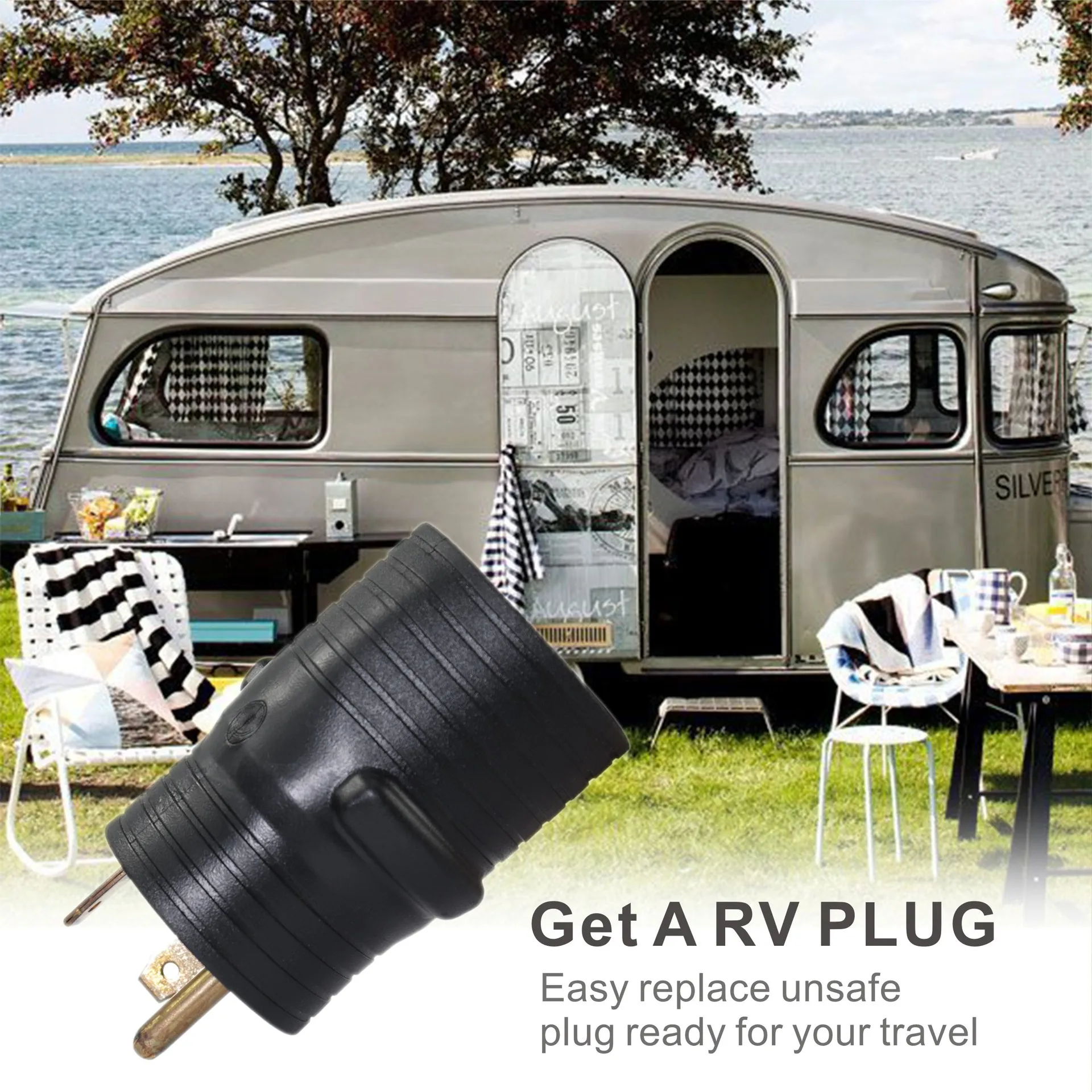 Караван яхты для 125 в силовой линии анти-свободная вилка RV Plug30A поворот 50A разъем и разъем с электрической вилкой