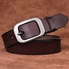 MEDYLA ladies leather cowhide belt buckle button buckle casual simple wild student wide tide jeans belt ► Photo 3/6