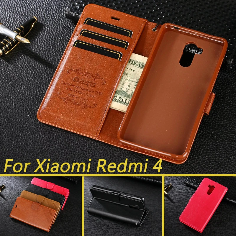 Чехол-бумажник чехол для Xiaomi Redmi 4 Pro 4X 4A кожаный чехол-книжка с Обложка для Redmi Note 3 7 мягкая задняя крышка тканевые Чехлы для телефона Redmi 6A 5 5A S2 3S Redmi 6